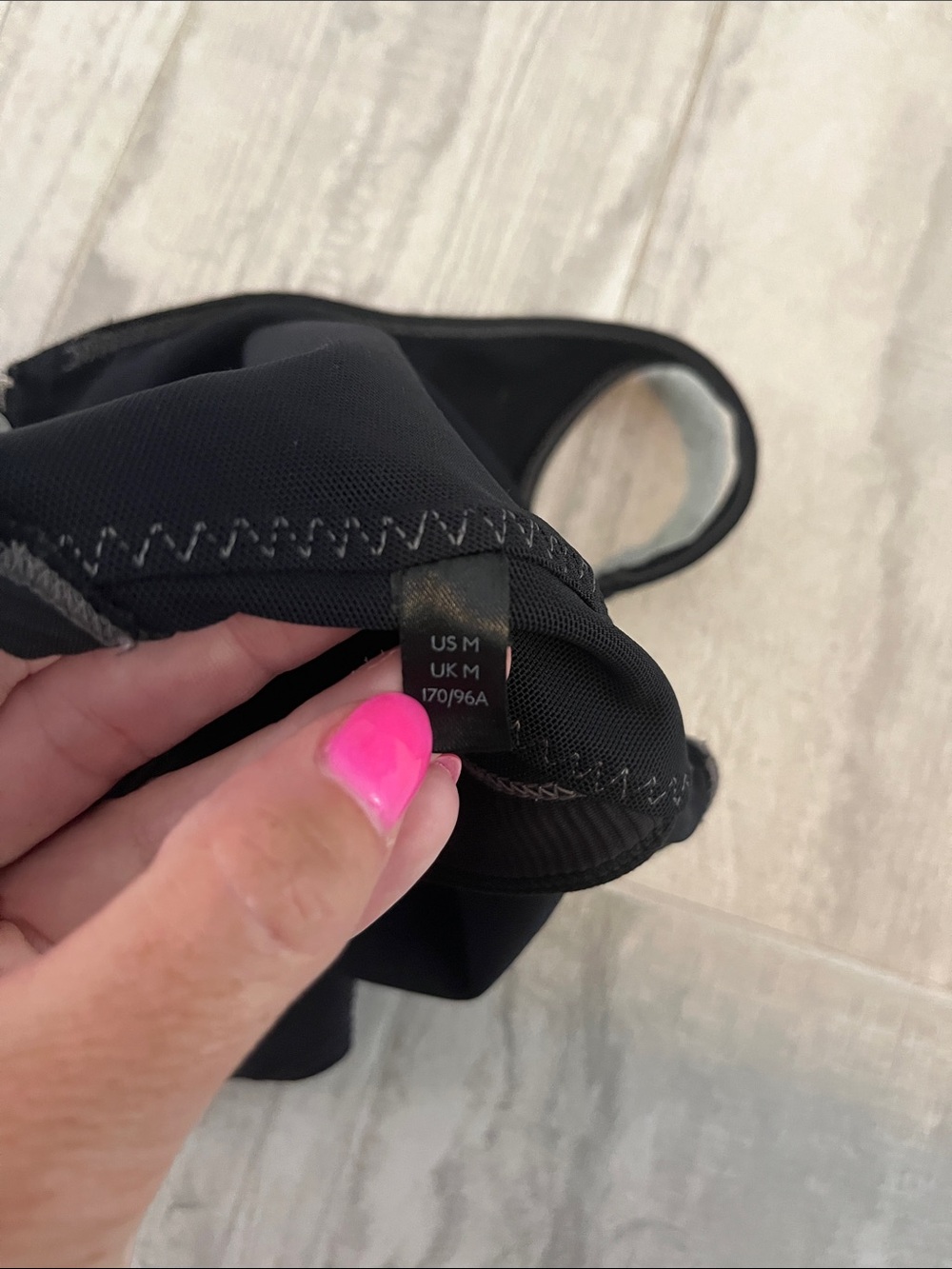 Free People Front-Zip Racerback Sports Bra - Black - Picture 4 of 4